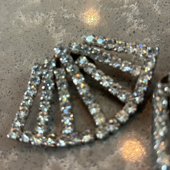 Vintage Rhinestone Shoe clips - Picture 2 of 7